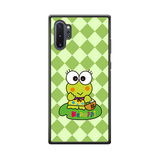 Keroppi on Lotus Leaf Samsung Galaxy Note 10 Plus Case