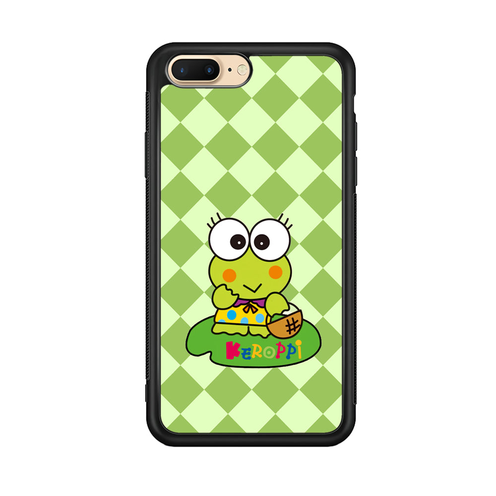 Keroppi on Lotus Leaf iPhone 7 Plus Case