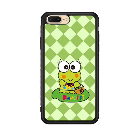 Keroppi on Lotus Leaf iPhone 8 Plus Case