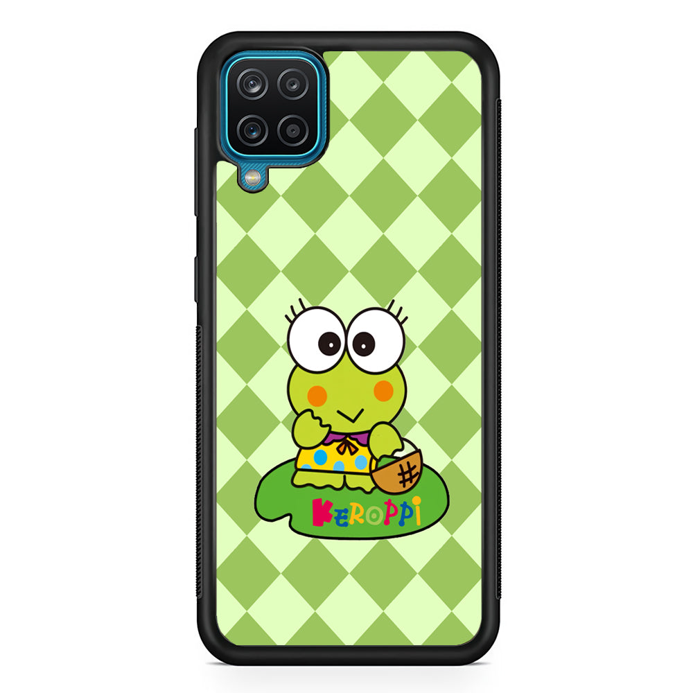 Keroppi on Lotus Leaf Samsung Galaxy A12 Case