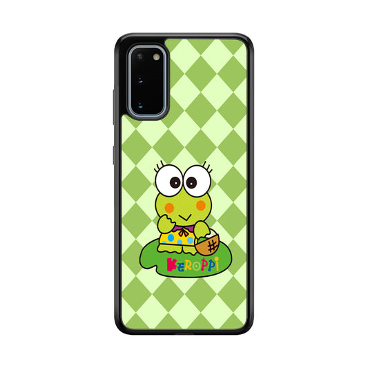 Keroppi on Lotus Leaf Samsung Galaxy S20 Case