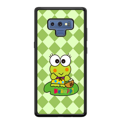 Keroppi on Lotus Leaf Samsung Galaxy Note 9 Case
