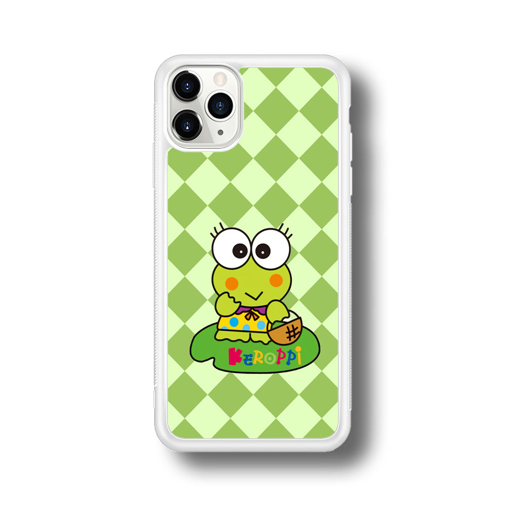 Keroppi on Lotus Leaf iPhone 11 Pro Case