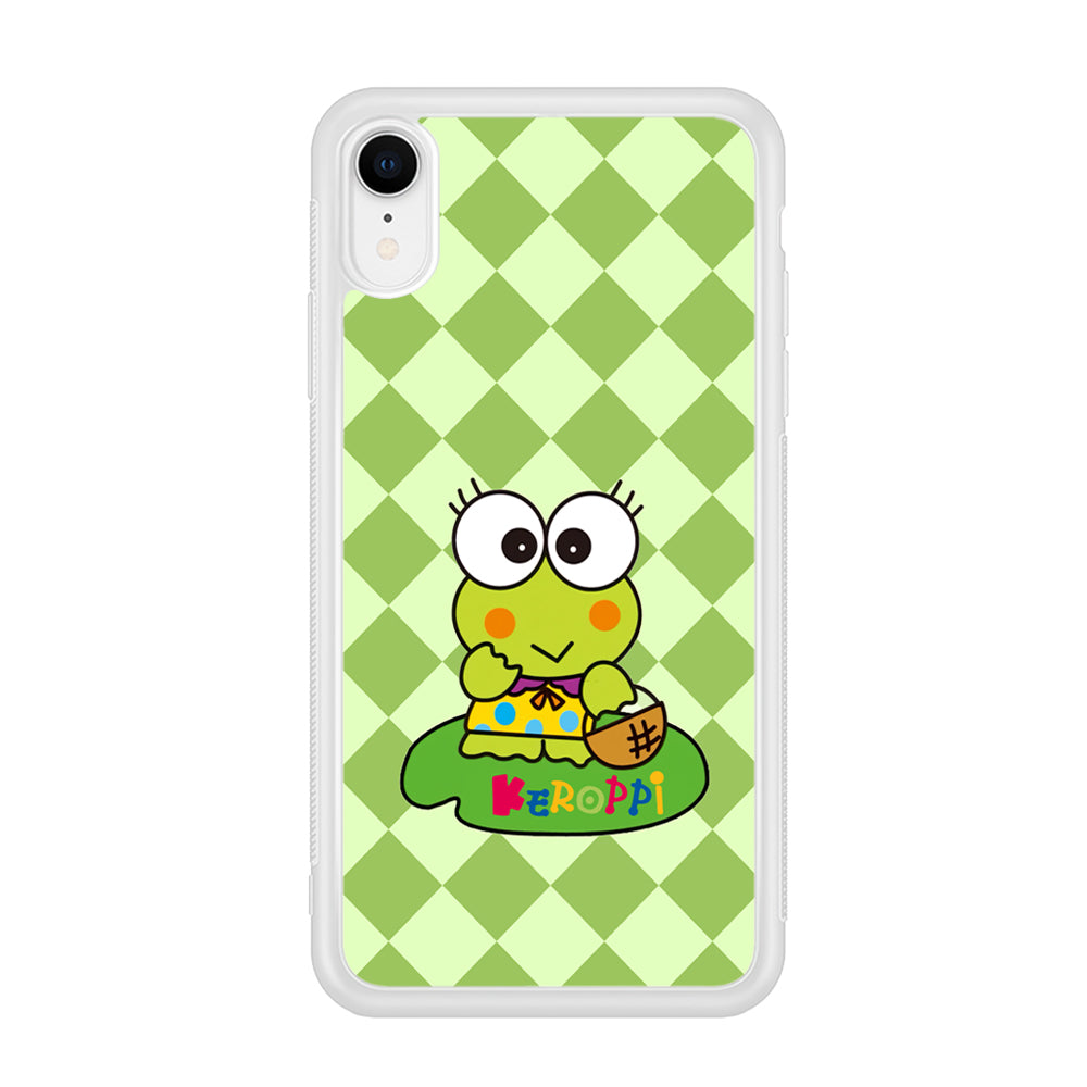 Keroppi on Lotus Leaf iPhone XR Case