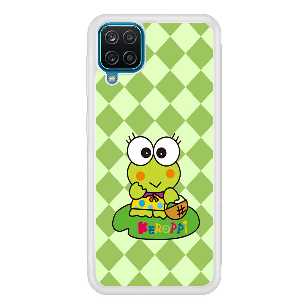 Keroppi on Lotus Leaf Samsung Galaxy A12 Case