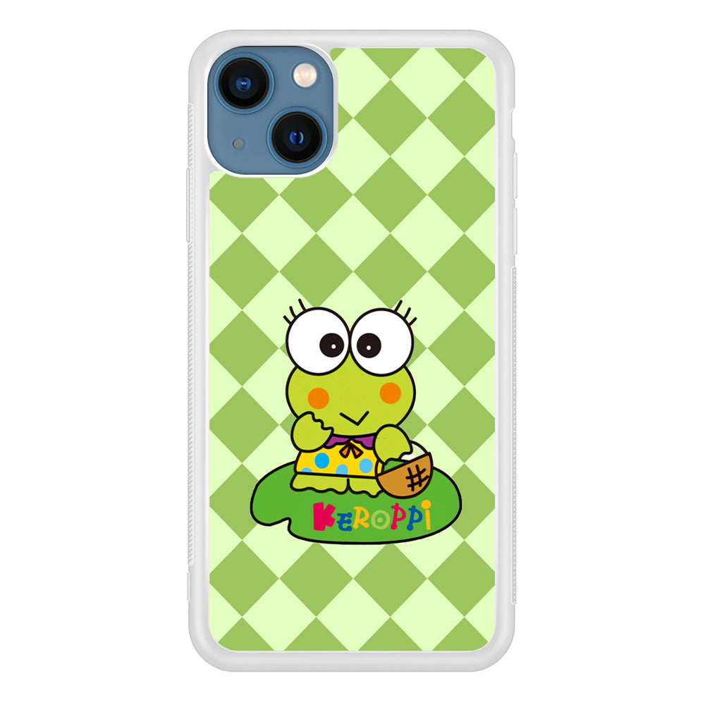 Keroppi on Lotus Leaf iPhone 13 Case