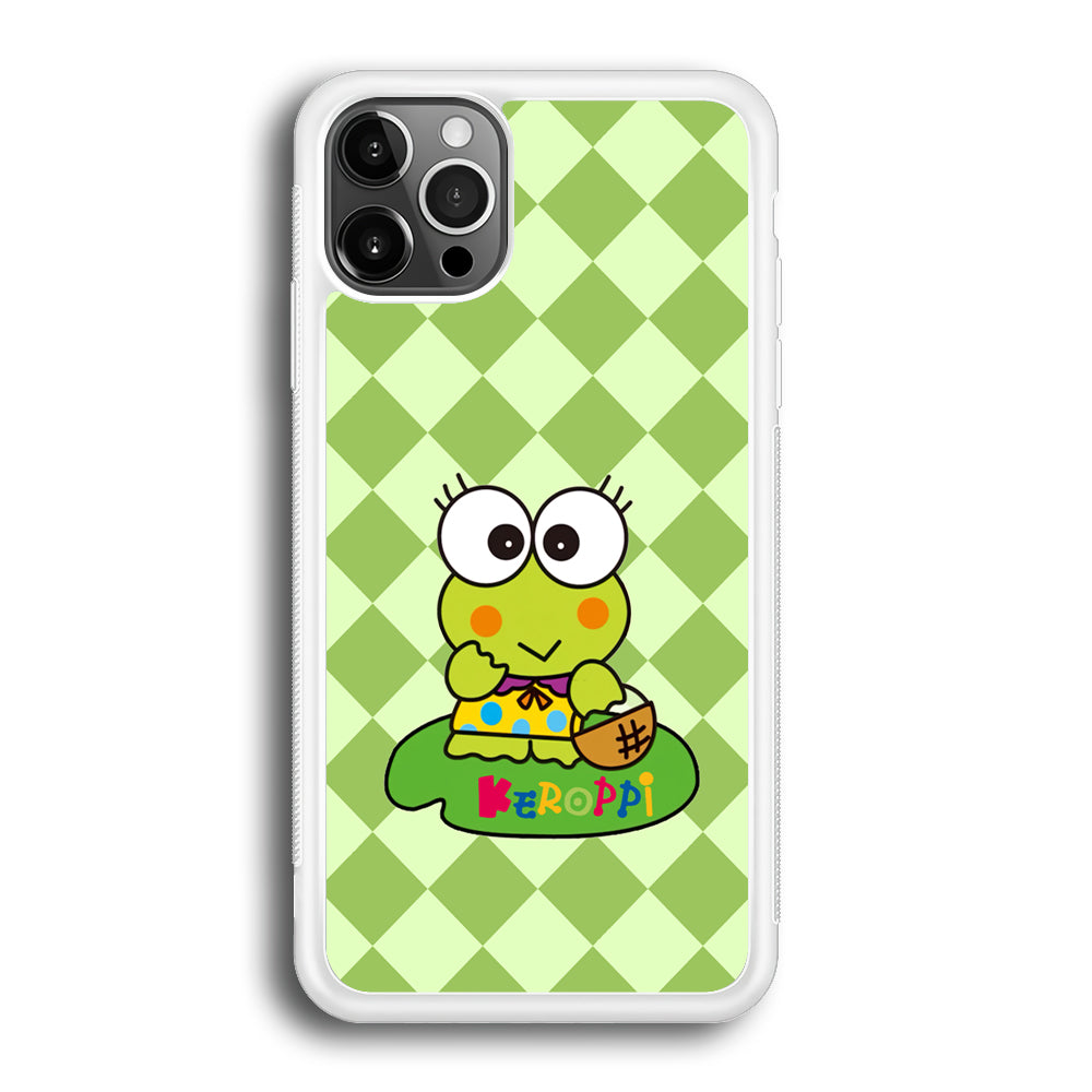 Keroppi on Lotus Leaf iPhone 12 Pro Case