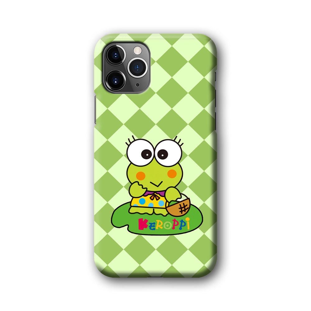 Keroppi on Lotus Leaf iPhone 11 Pro Case