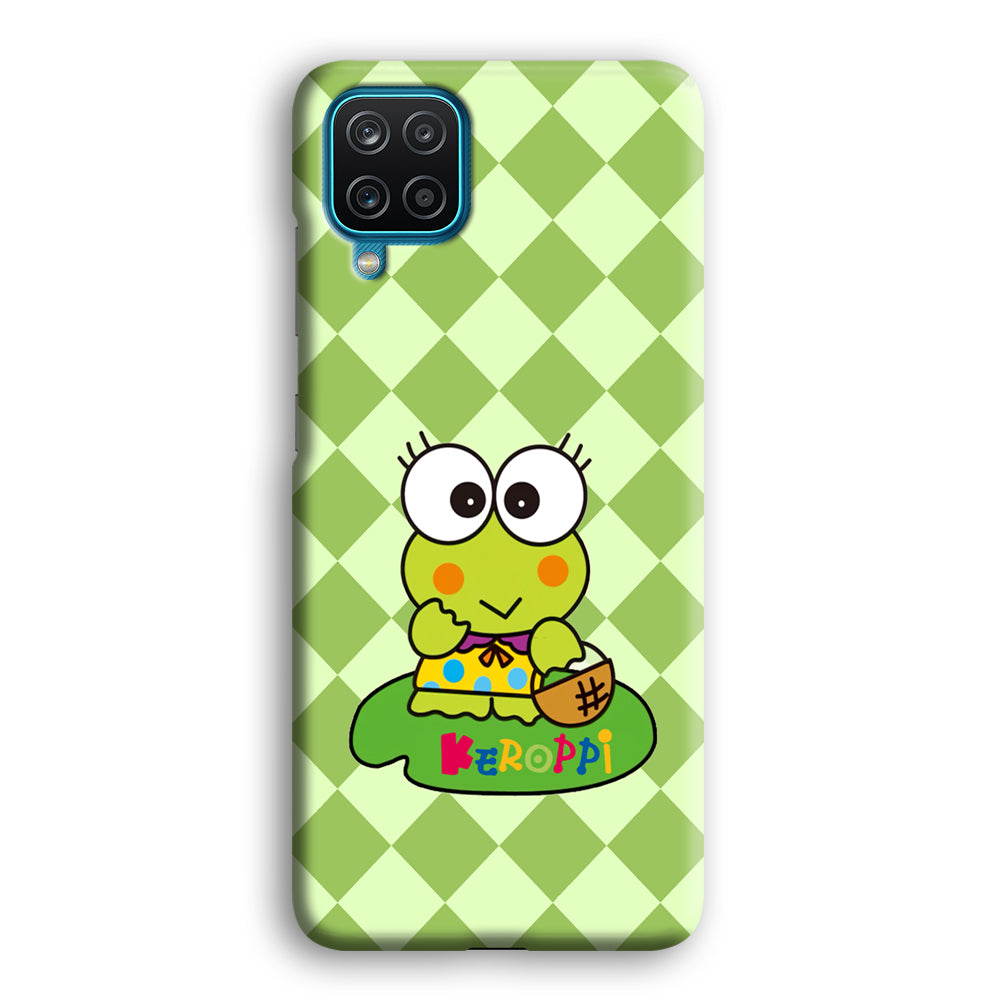 Keroppi on Lotus Leaf Samsung Galaxy A12 Case