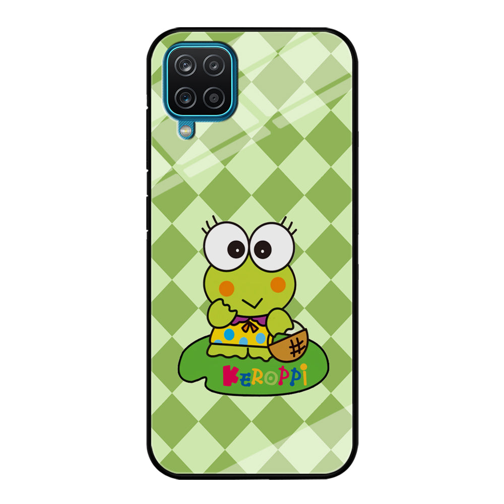 Keroppi on Lotus Leaf Samsung Galaxy A12 Case