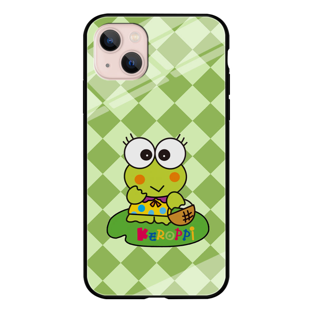 Keroppi on Lotus Leaf iPhone 13 Case