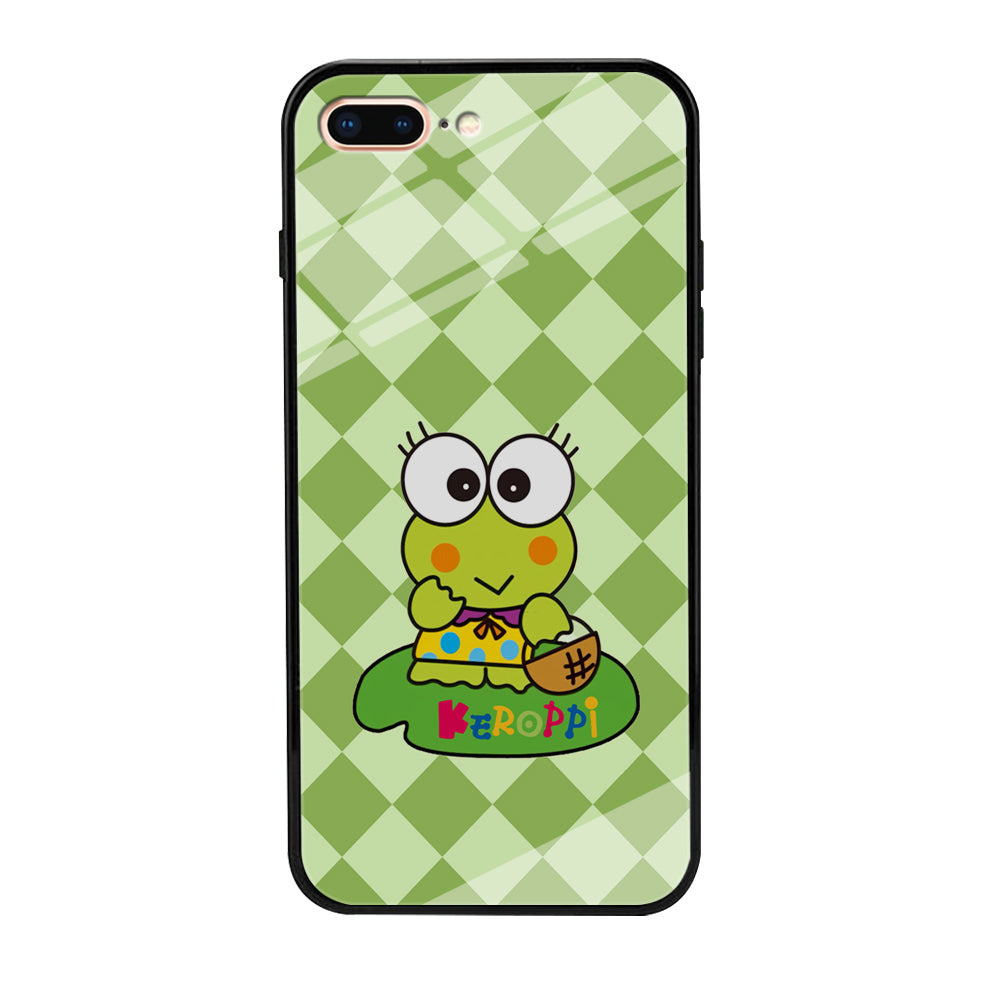 Keroppi on Lotus Leaf iPhone 8 Plus Case