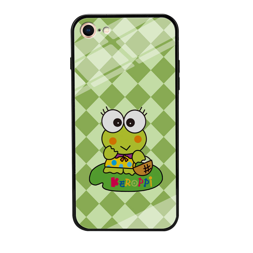 Keroppi on Lotus Leaf iPhone 8 Case