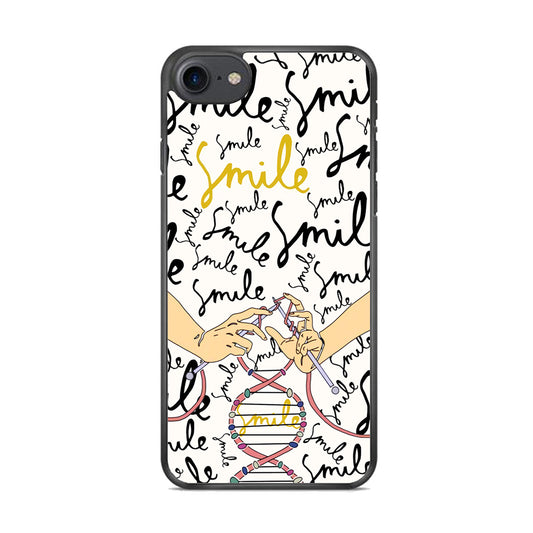 Knitting The DNA of Smile iPhone 8 Case