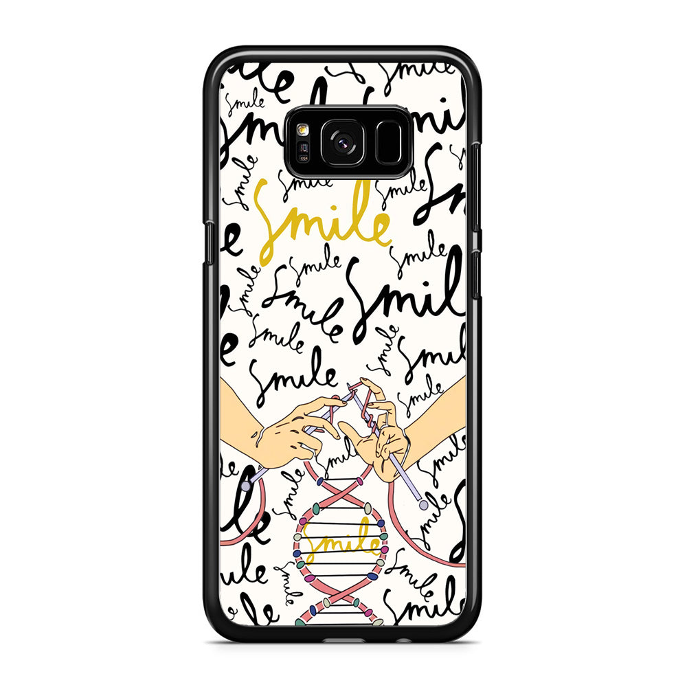 Knitting The DNA of Smile Samsung Galaxy S8 Case