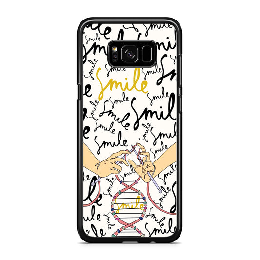 Knitting The DNA of Smile Samsung Galaxy S8 Case
