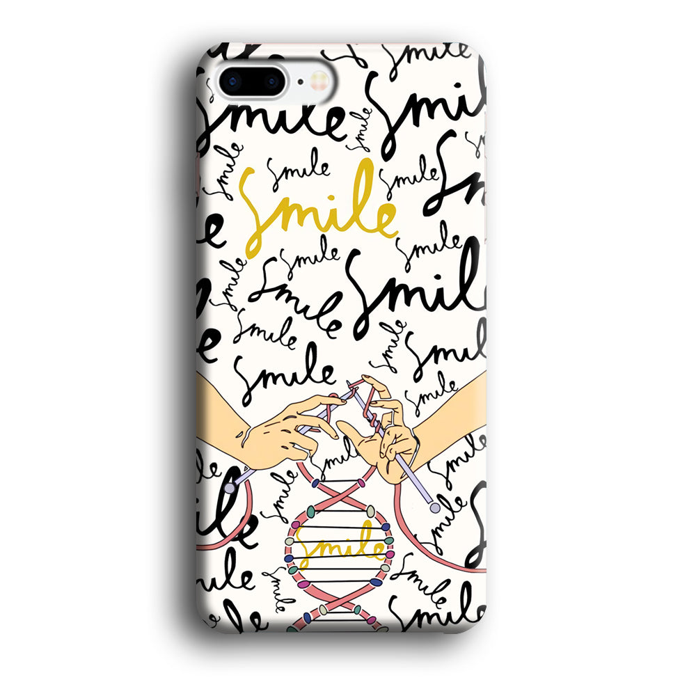 Knitting The DNA of Smile iPhone 7 Plus Case
