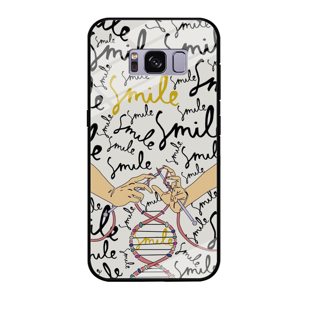 Knitting The DNA of Smile Samsung Galaxy S8 Case