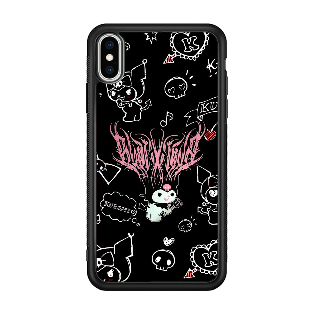 Kuromi Metal Vibes iPhone X Case