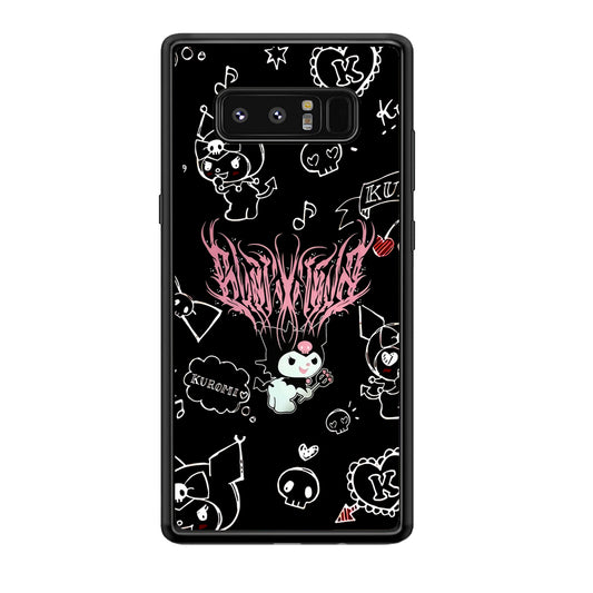 Kuromi Metal Vibes Samsung Galaxy Note 8 Case