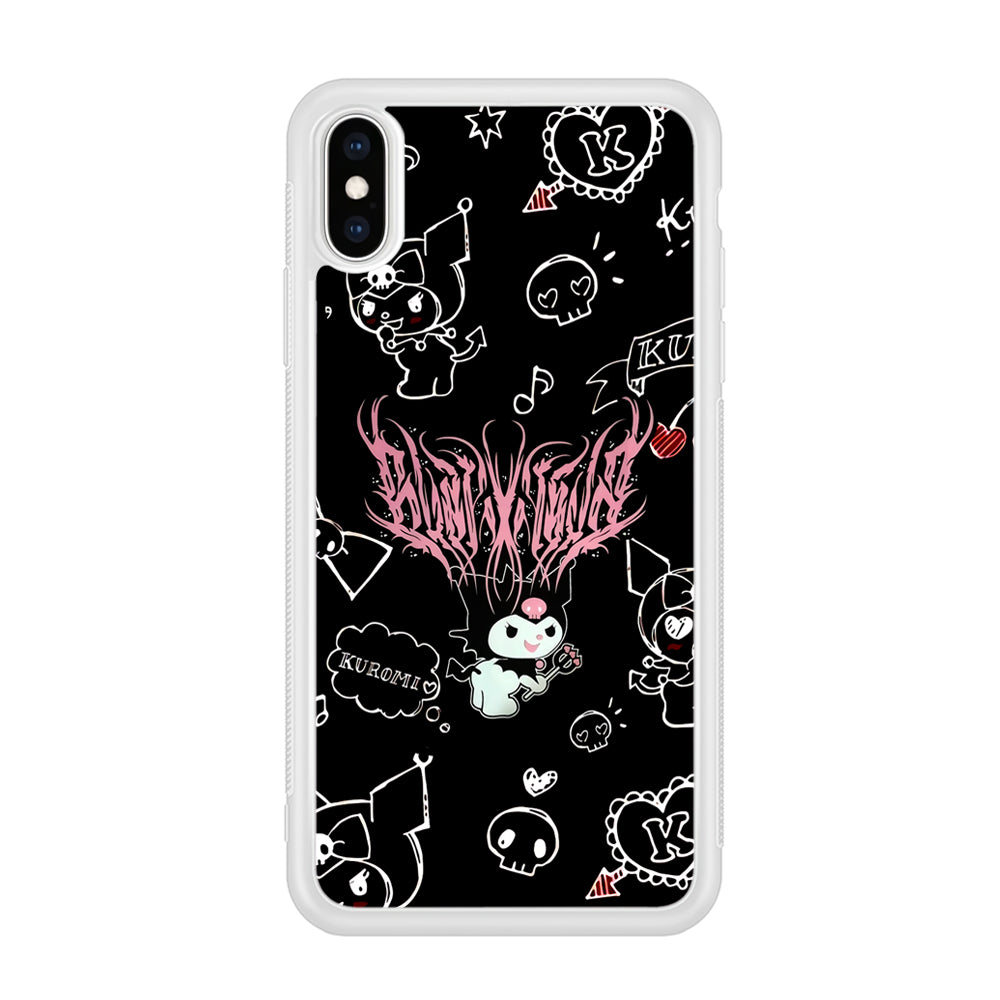 Kuromi Metal Vibes iPhone X Case