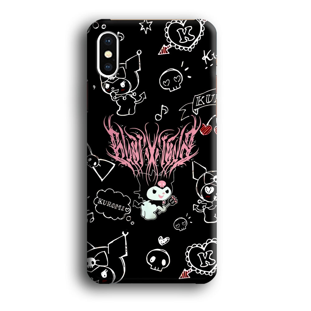 Kuromi Metal Vibes iPhone X Case