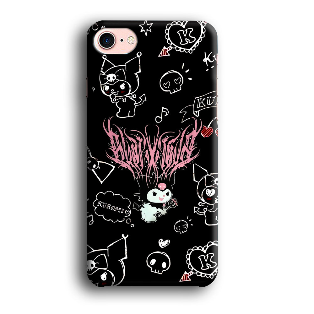 Kuromi Metal Vibes iPhone 8 Case