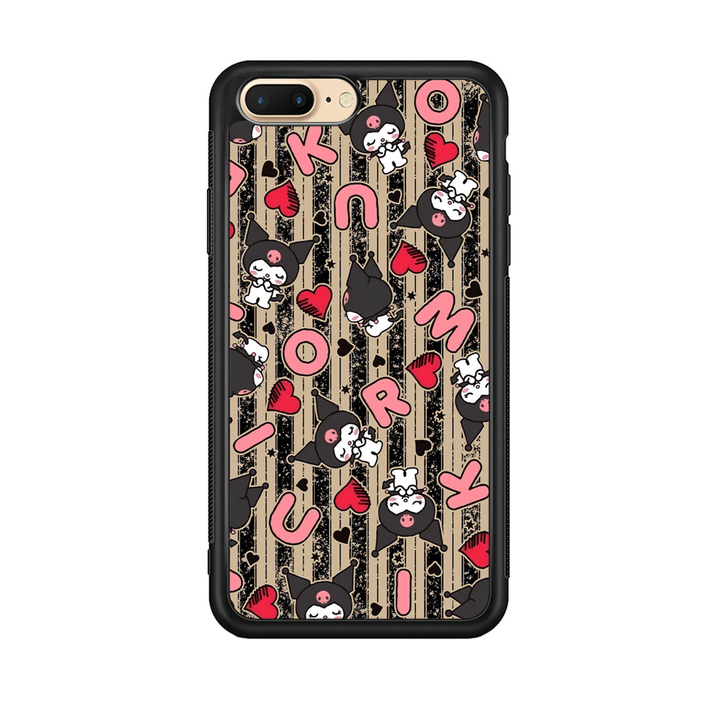 Kuromi Sleepy Face iPhone 8 Plus Case