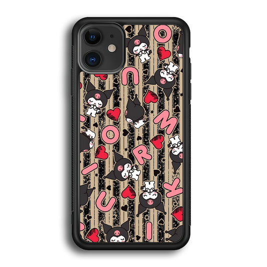 Kuromi Sleepy Face iPhone 12 Case