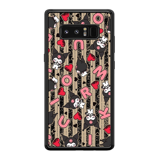 Kuromi Sleepy Face Samsung Galaxy Note 8 Case