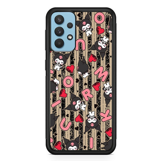 Kuromi Sleepy Face Samsung Galaxy A32 Case