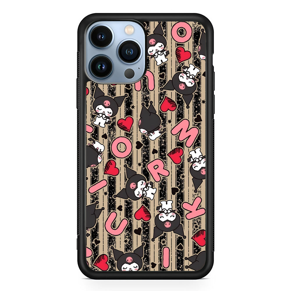 Kuromi Sleepy Face iPhone 13 Pro Max Case