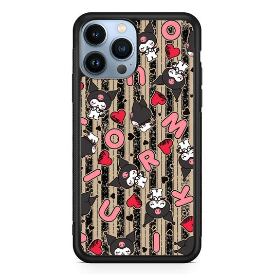 Kuromi Sleepy Face iPhone 13 Pro Max Case