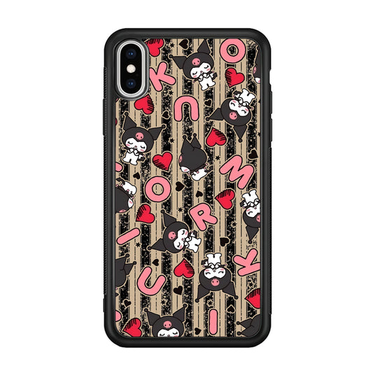 Kuromi Sleepy Face iPhone XS MAX Case