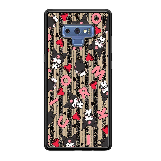 Kuromi Sleepy Face Samsung Galaxy Note 9 Case
