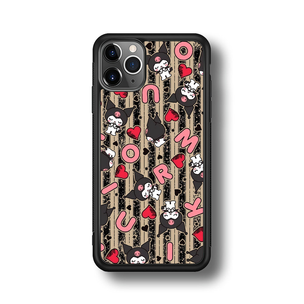 Kuromi Sleepy Face iPhone 11 Pro Case