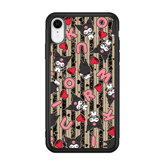 Kuromi Sleepy Face iPhone XR Case