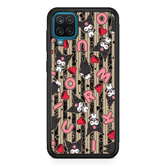 Kuromi Sleepy Face Samsung Galaxy A12 Case