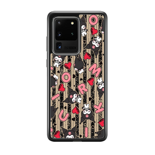 Kuromi Sleepy Face Samsung Galaxy S20 Ultra Case