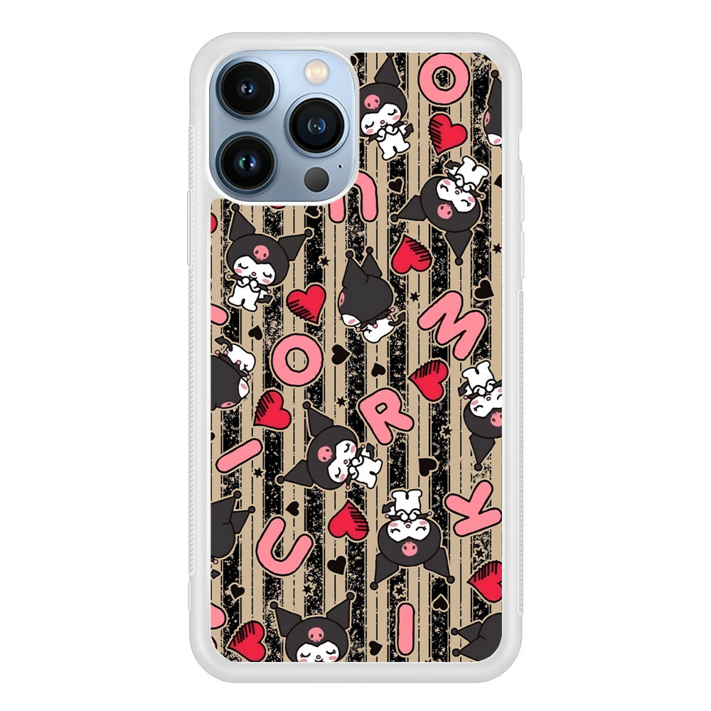 Kuromi Sleepy Face iPhone 13 Pro Max Case