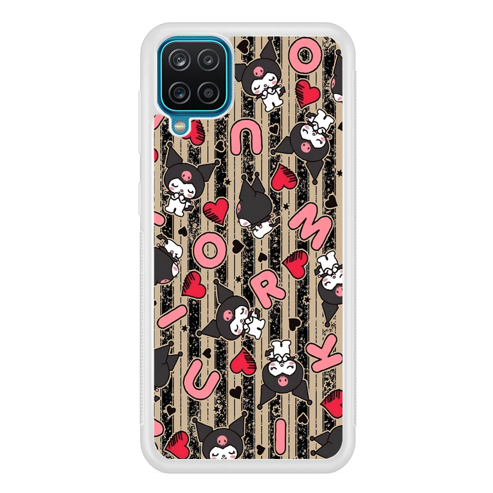 Kuromi Sleepy Face Samsung Galaxy A12 Case