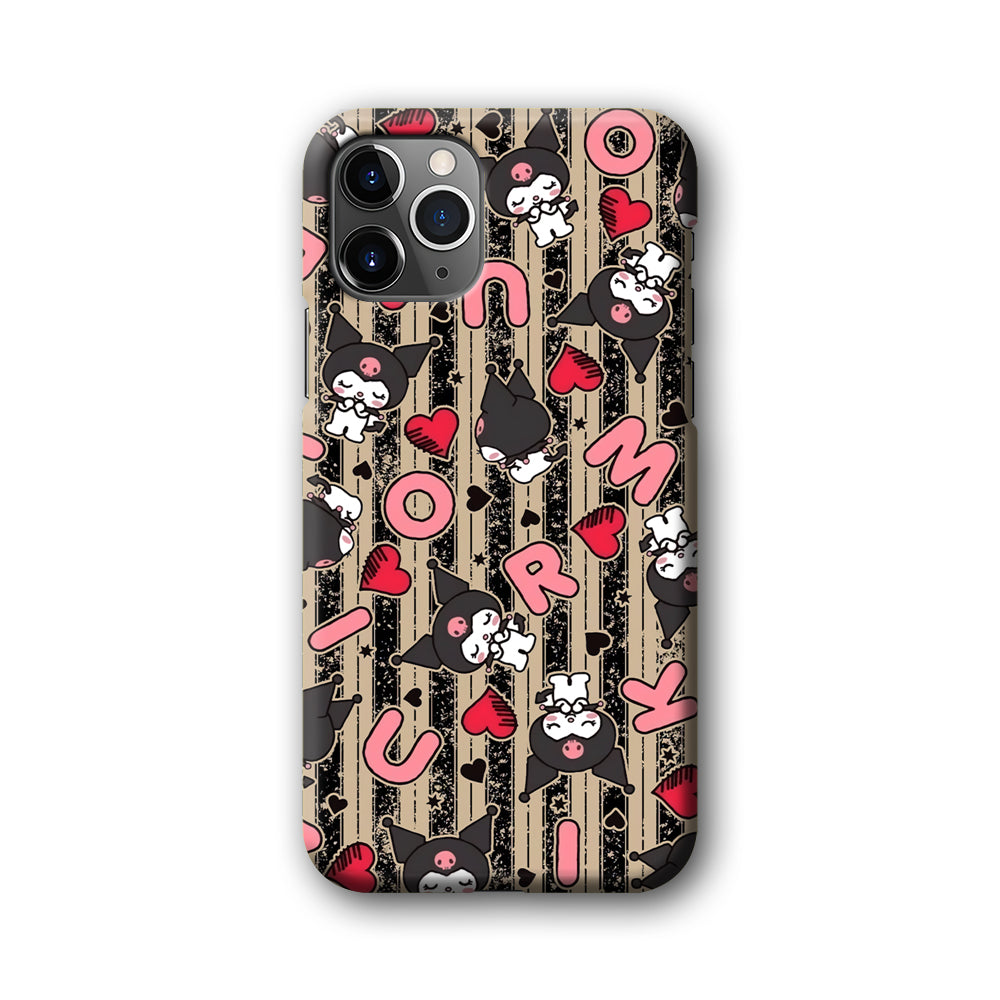 Kuromi Sleepy Face iPhone 11 Pro Case