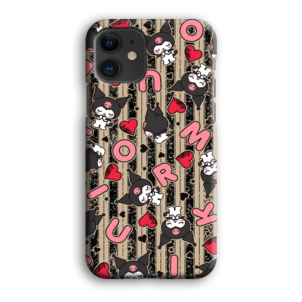 Kuromi Sleepy Face iPhone 12 Case