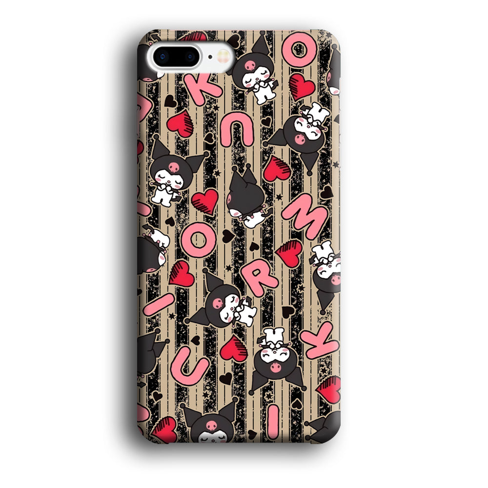 Kuromi Sleepy Face iPhone 8 Plus Case