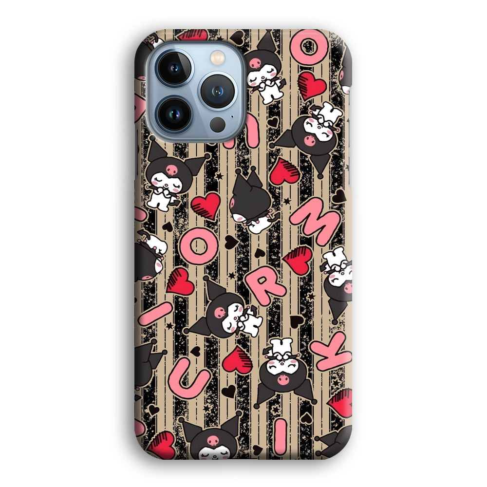 Kuromi Sleepy Face iPhone 13 Pro Max Case