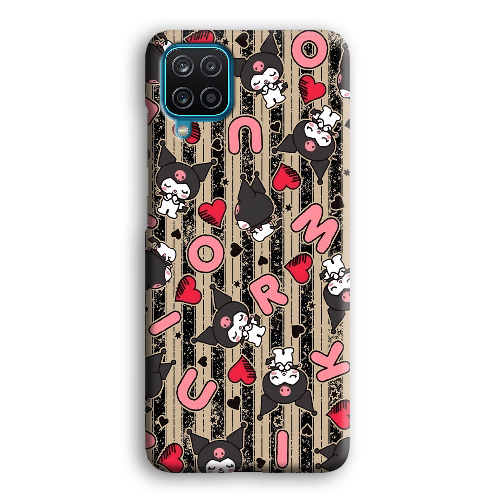Kuromi Sleepy Face Samsung Galaxy A12 Case