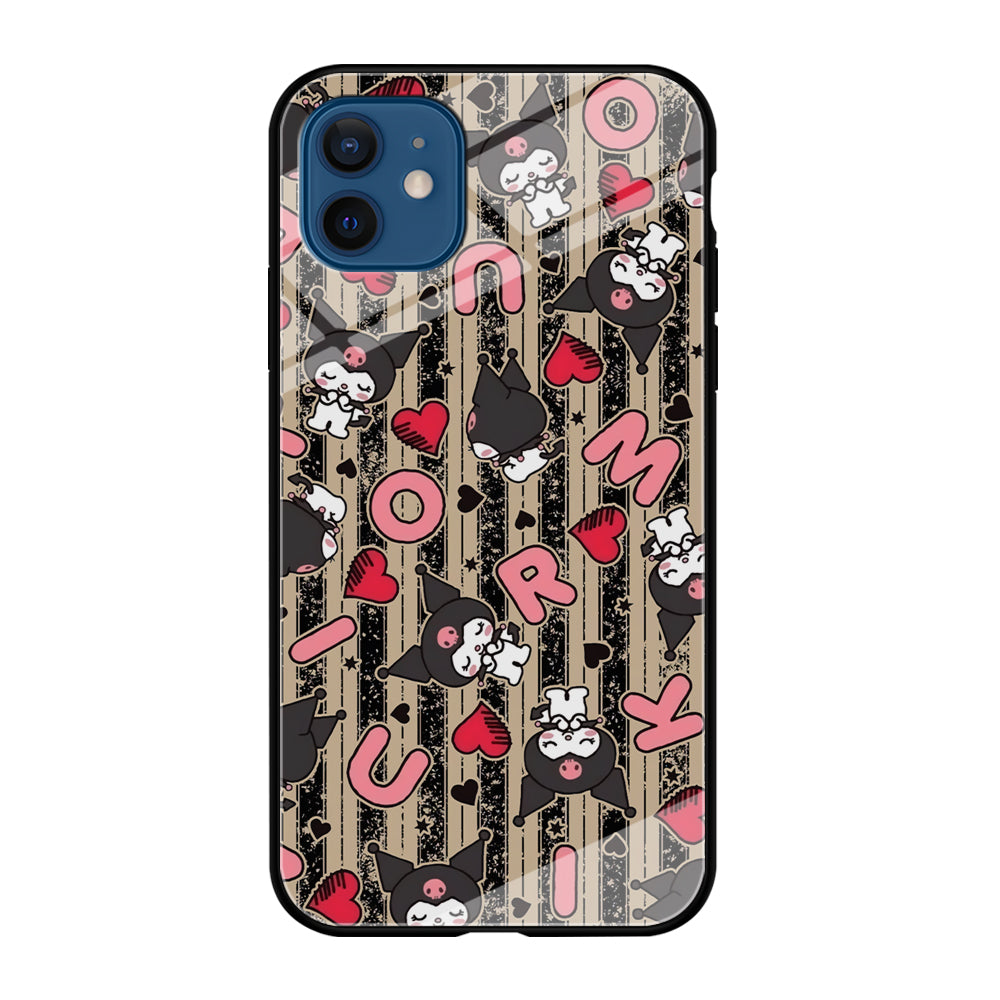 Kuromi Sleepy Face iPhone 12 Case