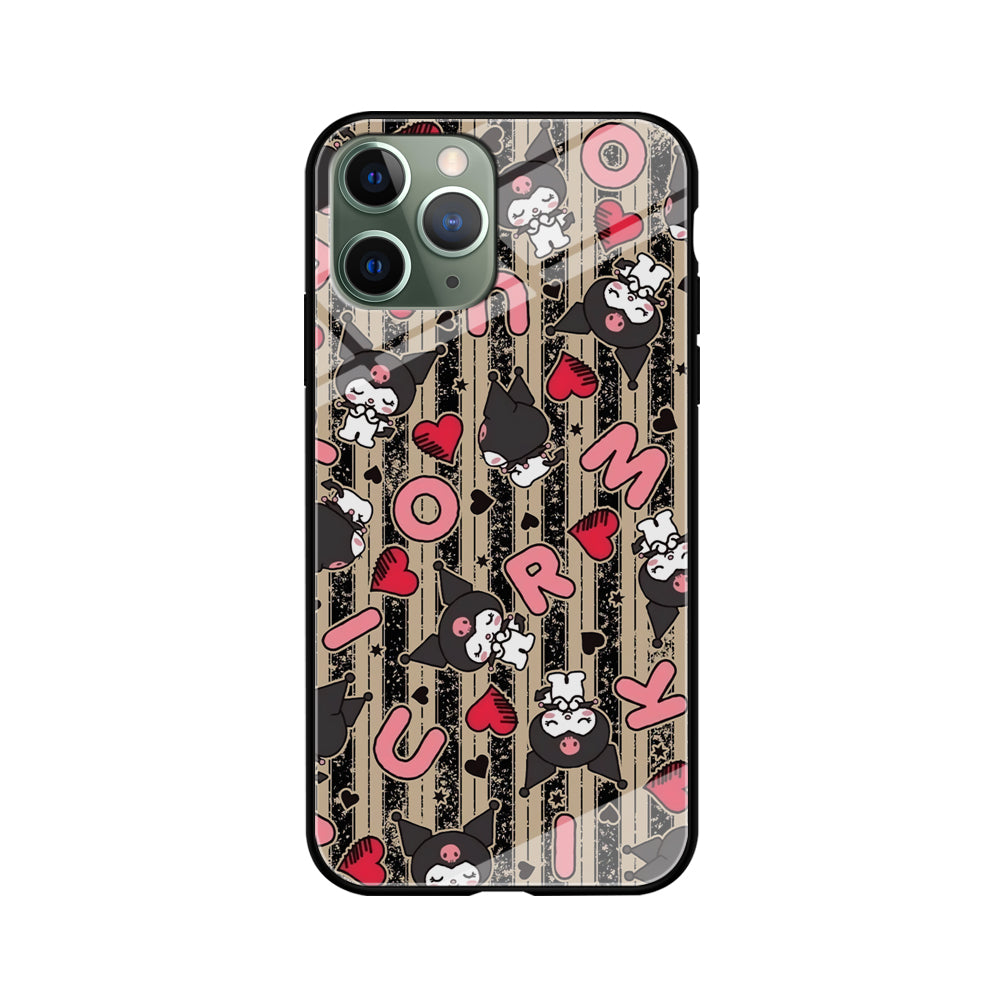 Kuromi Sleepy Face iPhone 11 Pro Case