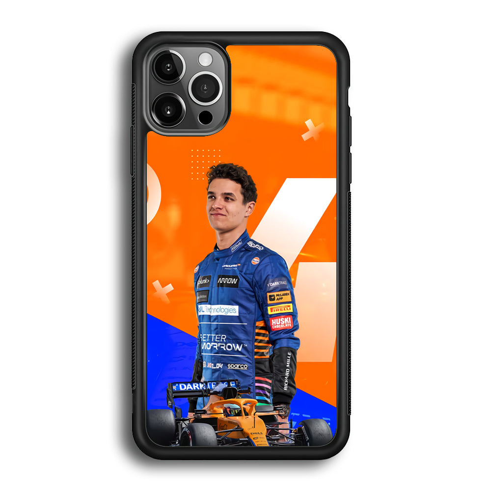 Lando Norris Formula1 iPhone 12 Pro Case