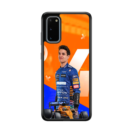 Lando Norris Formula1 Samsung Galaxy S20 Case